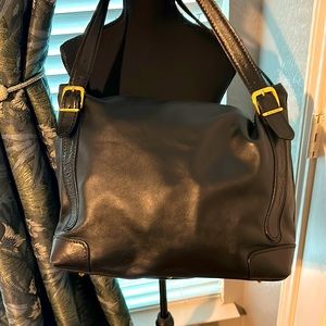 Authentic Marion Orlandi black 14 1/2 inches wide and 12” tall, deep.